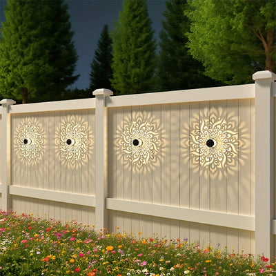 4 piezas, lámpara de pared solar IP65 para exteriores, lámpara de pared exterior con sensor para balcón y terraza, lámpara de decoración para puerta de villa de patio, lámpara de paisaje de jardín de hierro forjado retro, lámpara de proyección hueca