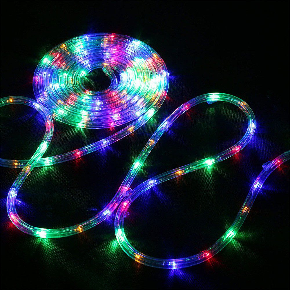 Manguera Luz LED 10 Metros Multicolor 3 Vías 180 Luces 1693