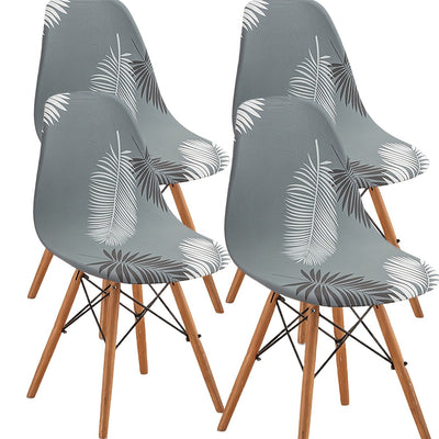 Juego de 2/4 Fundas Lavables para Sillas con Estampado, Cubre Sillas Elásticas Eames para Comedor
