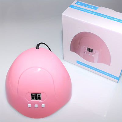 1 lámpara de manicura - lámpara digital de uñas con alimentación USB, diseño hipoalergénico y herramienta de manicura portátil para pedicura, manicura, teñido de uñas - uso en hogar y salón, lámpara de uñas para manicura, equipo de pedicura, elegante gad