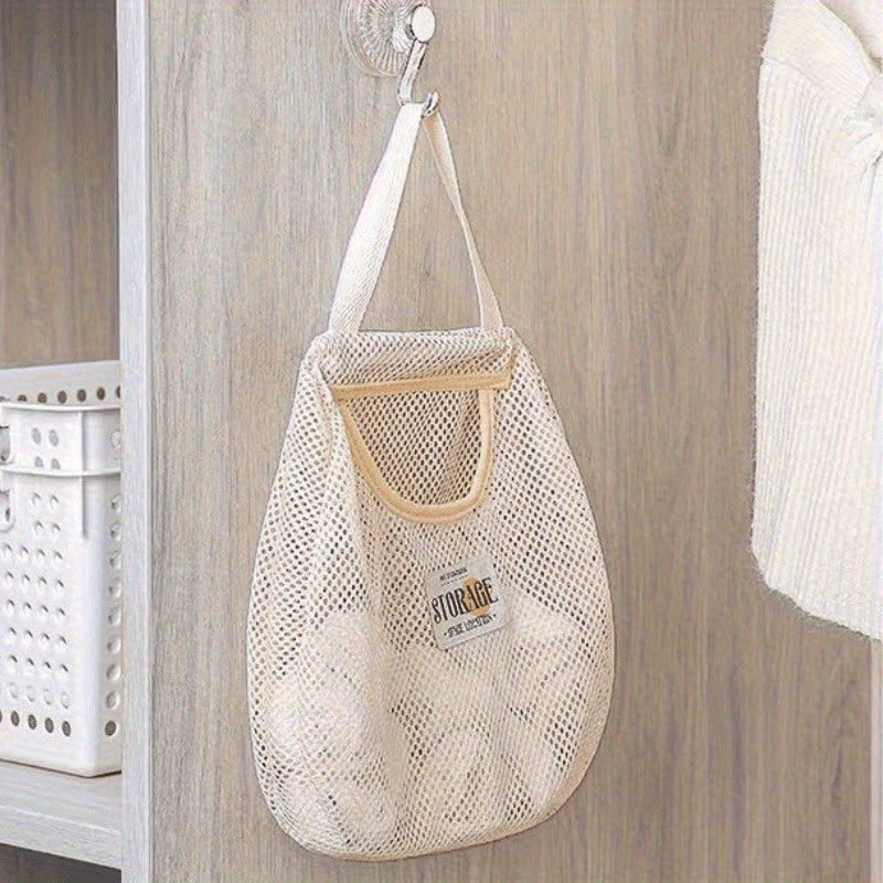 Bolsa de almacenamiento colgante de lona estilo japonés para calcetines y ropa interior - Organizador de dormitorio montado en la pared, sin taladro, solución multifuncional que ahorra espacio para diferentes tipos de habitaciones, artículos esenciales d