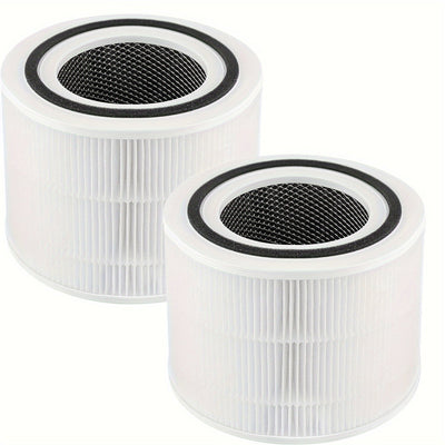 2pcs Filtros de Repuesto para Purificador de Aire LEVOIT Core 300 & 300S - H13 True HEPA, Eliminación de Pelo de Mascotas, Eliminador de Olores, Compatible con la Serie Core 300