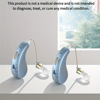 Auriculares de amplificación de sonido personal RIKYA con batería de litio recargable por USB, ajuste cómodo y control de volumen, diseño moderno para enseñanza, conferencias, viajes - Mejora de la voz, equipo de audio de conferencias, diseño elegante de