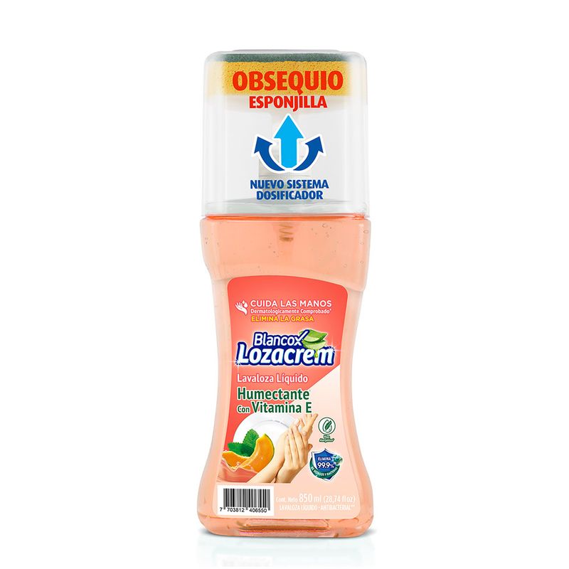 LAVALOZA CREM LIQ 850ML HUMECTANTE
