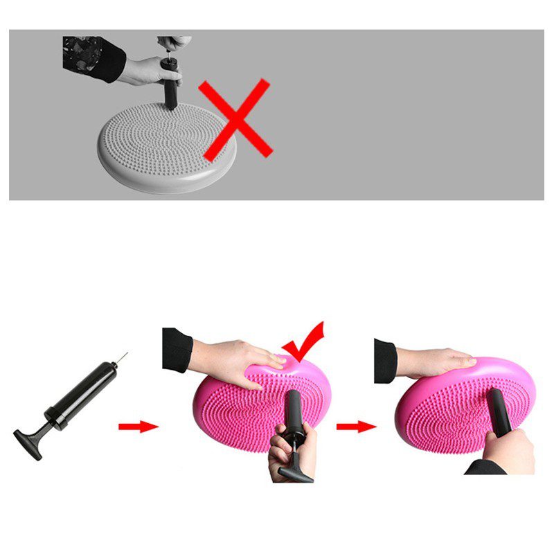 Cojín Inestable Equilibrio Y Balanceo Terapia Gym Pilates Yoga Balón Inestable
