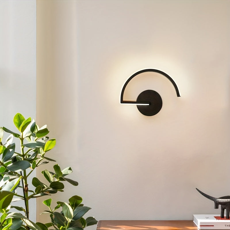 1 pieza de luz de pared LED moderna, elegante y minimalista, diseño único de hongo, perfecta para cabecera de dormitorio, sala de estar, pasillo, iluminación de fondo de pared.