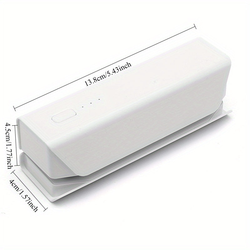 Sellador de bolsas recargable Type-C con 3 modos de sellado - Máquina de sellado térmico alimentada por USB para bolsas de chips, bolsas de plástico y almacenamiento de alimentos - Diseño portátil con cinta de calor de 3,93 pulgadas, baterías recargables