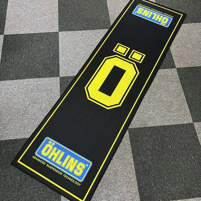 Tapete de estacionamiento de motocicleta de terciopelo de 850g - 6mm de grosor, tapete de poliéster antideslizante con diseño reflectante para decoración navideña, ideal para dormitorios y estanterías de exhibición, tapete de decoración navideña | Diseño
