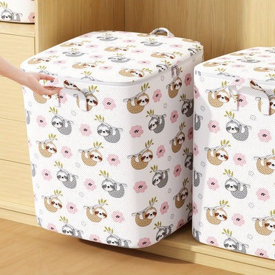 Bolsa de almacenamiento grande, 1 unidad, material no tejido, ideal para guardar sábanas, edredones, ropa de temporada, muñecas y más