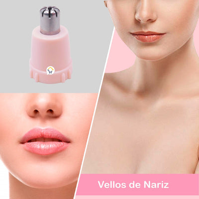 Depiladora Femenina 4 en 1 Recargable Vellos Piernas Bikini KM3024