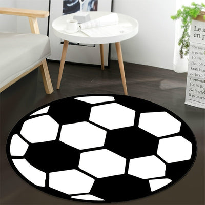 1pieza Alfombra de Fútbol Suave y Cómoda. Alfombra de Área Lavable. Adecuada para Accesorios de Habitación, Decoración de Salón, Balcones, Decoración para el Hogar, Decoración de Hoteles, Decoración de Oficina y Decoración de Fiestas.