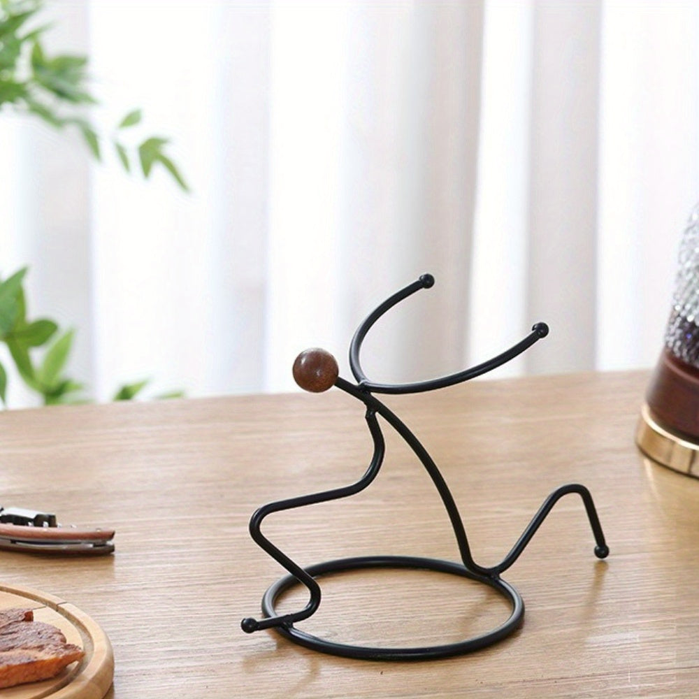 Soporte de vino humanoide creativo, portavinos y joyero en forma única, ideal para decoración de barra en casa