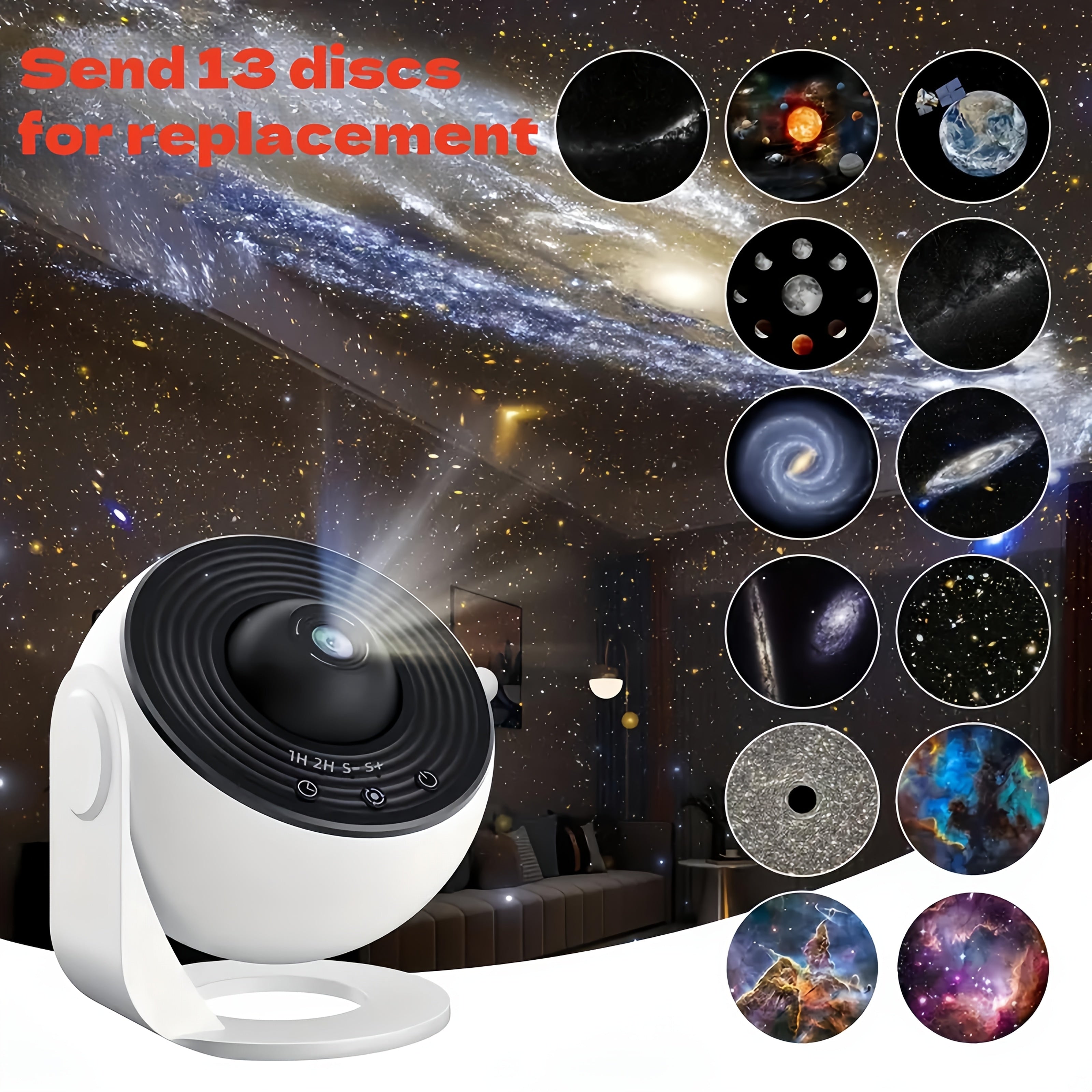 Proyector de luces de estrella USB Galaxy con ajuste de brillo, efectos de aurora y cielo estrellado, luz nocturna LED para dormitorio, fiestas, decoración de salas de juegos - Decoración moderna de mesa, regalo perfecto, decoraciones de luz, ambiente de