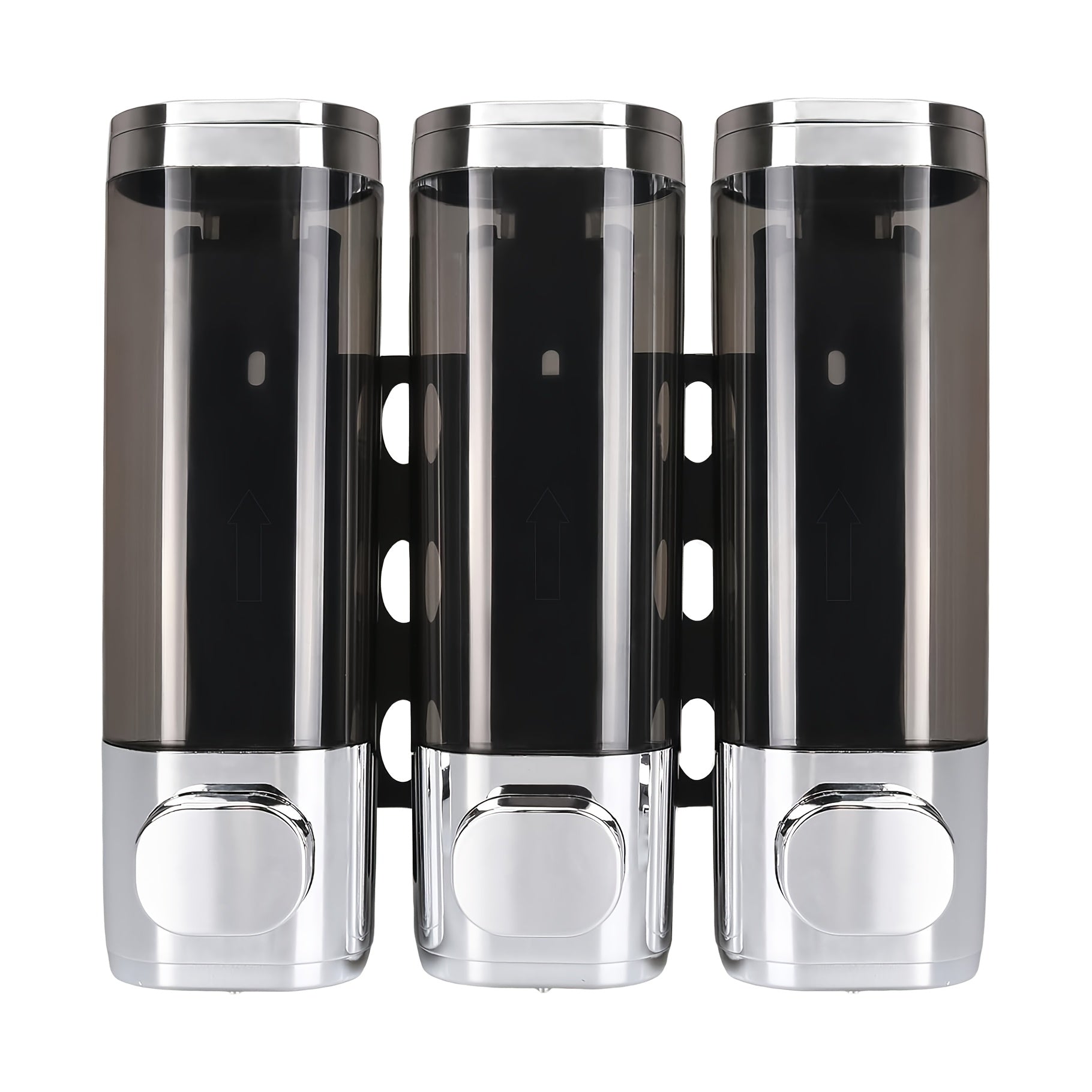 1pc Dispensador de Ducha Montado en Pared 3-en-1 - Organizador con Múltiples Compartimentos para Champú, Gel de Baño y Acondicionador - Plástico Duradero, Montaje en Pared o Uso Independiente, Sin Necesidad de Electricidad - Para Baño, Cocina u Hotel