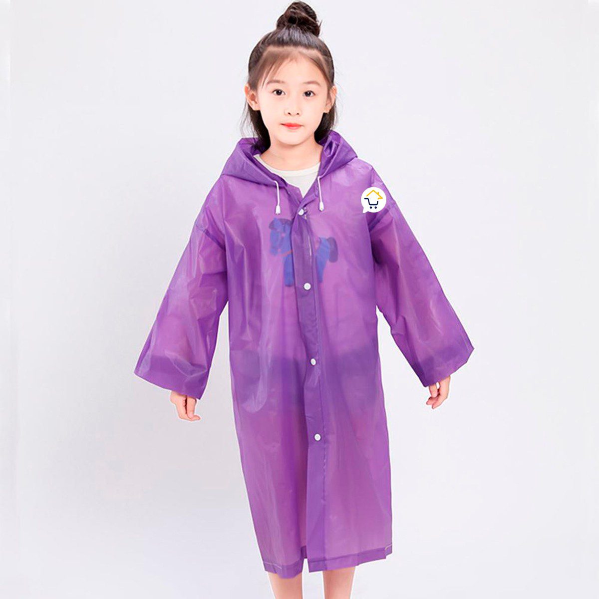 Impermeable Capucha Niños Abrigo Protección Lluvia TY875