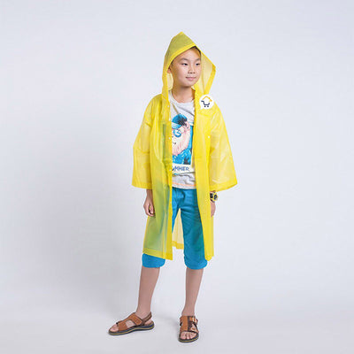 Impermeable Capucha Niños Abrigo Protección Lluvia TY875