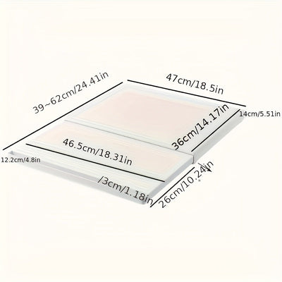 Organizador de Almacenamiento para Microondas y Horno Montado en Encimera con Estante Extraíble - Estantería Contemporánea para Cocina, Ollas, Sartenes, Utensilios - Diseño Duradero Ahorra Espacio, Fácil Ensamblaje, Soporte para Utensilios, Construcción