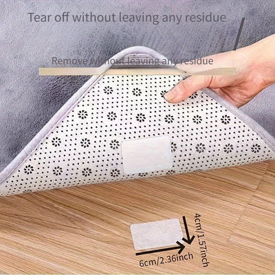 10/20/30 piezas de protectores de cojines de sofá antideslizantes - Pegatinas antideslizantes multiusos sin rastro para sofá, cama, alfombrado, suelo - Accesorios de decoración del hogar de plástico duraderos, pegatinas de entrada | Protector decorativo