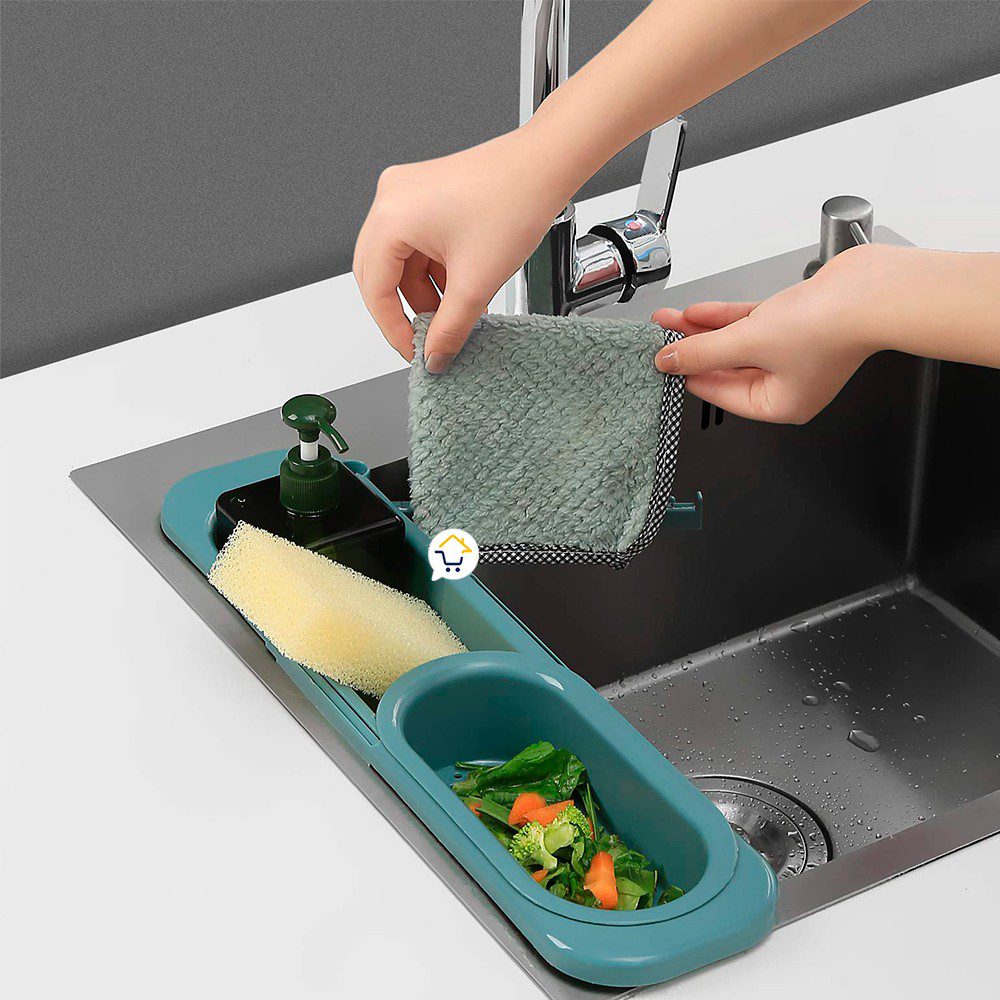 Escurridor Plegable Cesta De Drenaje Y Almacenamiento Cocina 22031
