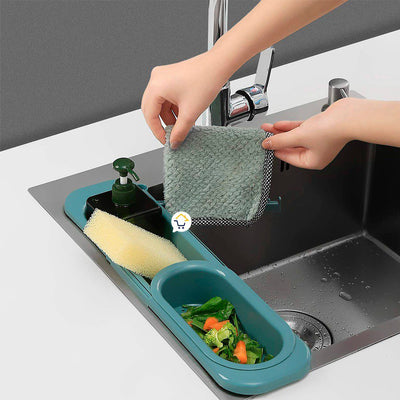 Escurridor Plegable Cesta De Drenaje Y Almacenamiento Cocina 22031