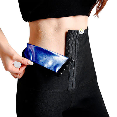 Pantalón Cinturilla Mujer Faja Broches Sauna Reductora Neopreno 22010