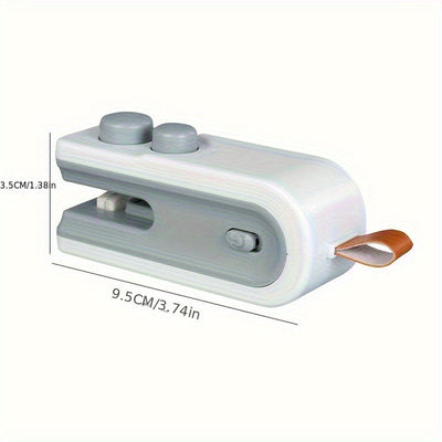 Maquinilla de sellado al vacío NIJ, dispositivo de presión manual pequeño para el hogar, bolsa plástica portátil mini para snacks, máquina de sellado térmico para conservación
