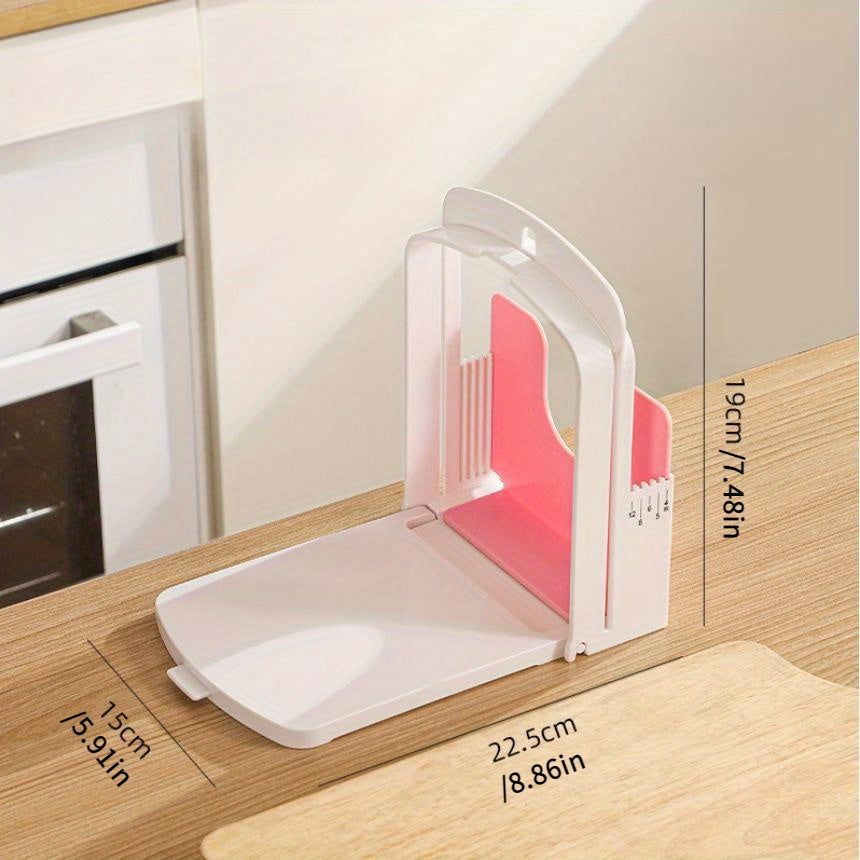 Herramienta esencial para el desayuno: cortador de pan, cuchilla para tostadas, caja de corte, cuchilla para tostadora y soporte de corte para pan para hornear tostadas.