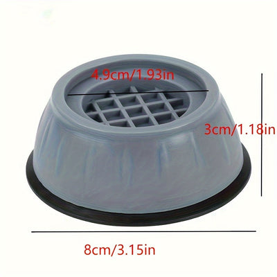 Juego de 4/8 alfombrillas antivibración para lavadora y secadora, base reductora de ruido, protección para el piso del cuarto de lavado, accesorios para lavadora