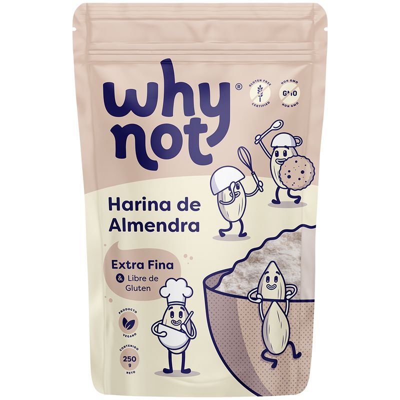 HARINA DE ALMENDRAS  WHY NOT 250G