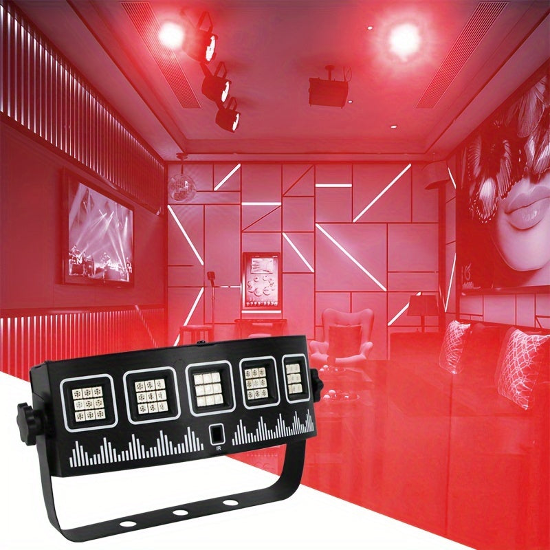 Luz estroboscópica LED de cambio de color YSH USB con control remoto - Lámpara de techo para KTV, escenario de DJ, discoteca, fiesta en casa, club, decoración de Navidad, Halloween, Acción de Gracias, Año Nuevo, perfecta para hogares, bares, restaurantes