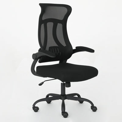 Silla de Oficina Ergonómica con Respaldo Alto y Malla Transpirable - Asiento Cómodo para Escritorio de Computadora para Empleados, Fácil de Limpiar