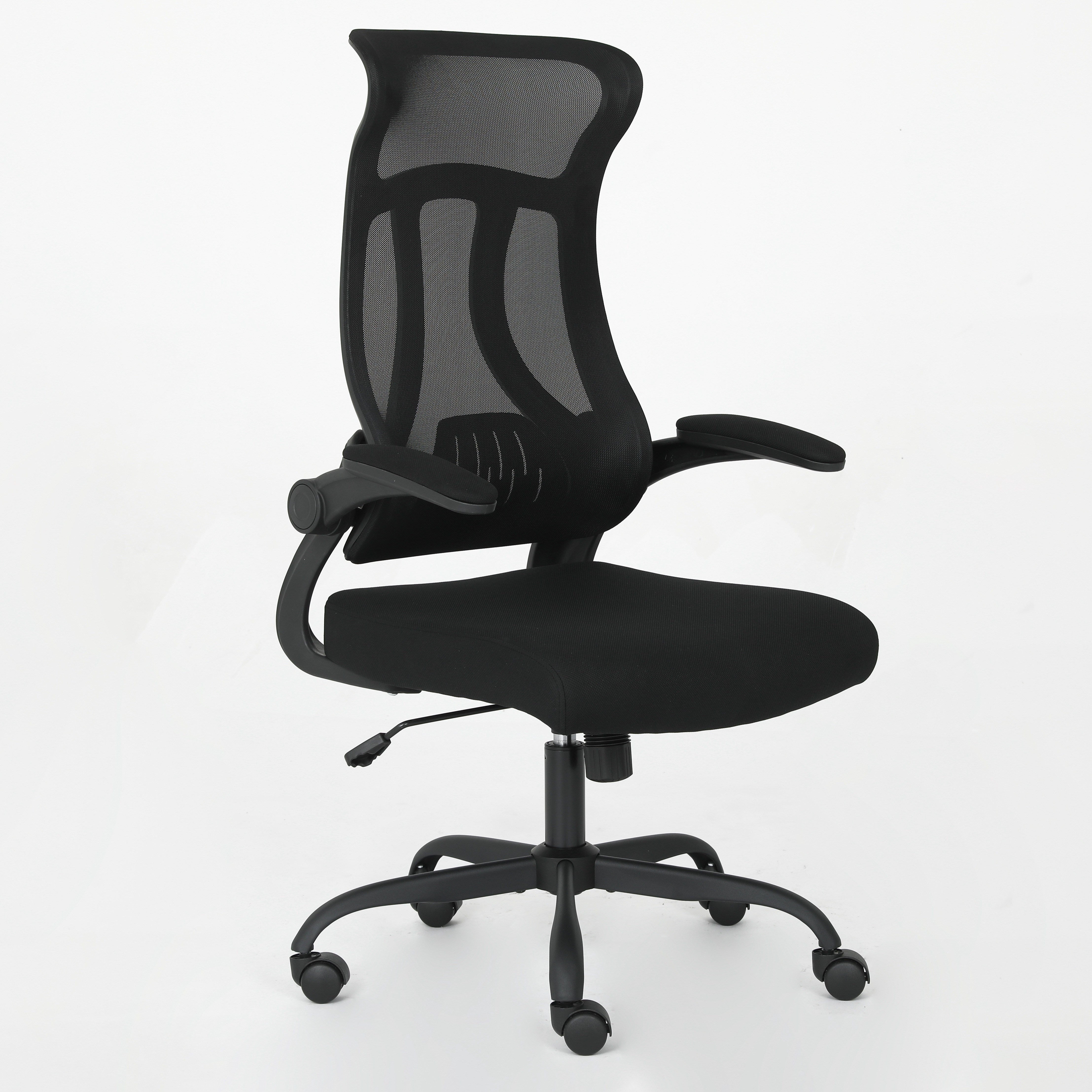 Silla de Oficina Ergonómica con Respaldo Alto y Malla Transpirable - Asiento Cómodo para Escritorio de Computadora para Empleados, Fácil de Limpiar