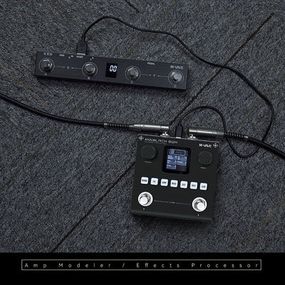 Procesador de efectos múltiples para guitarra y bajo M-VAVE ANNBLACH BOX - Señal digital recargable, construcción en hierro con carga USB, 36V o menos, portátil para guitarra eléctrica y bajo, pedal de efectos para guitarra | Efecto de guitarra moderno |