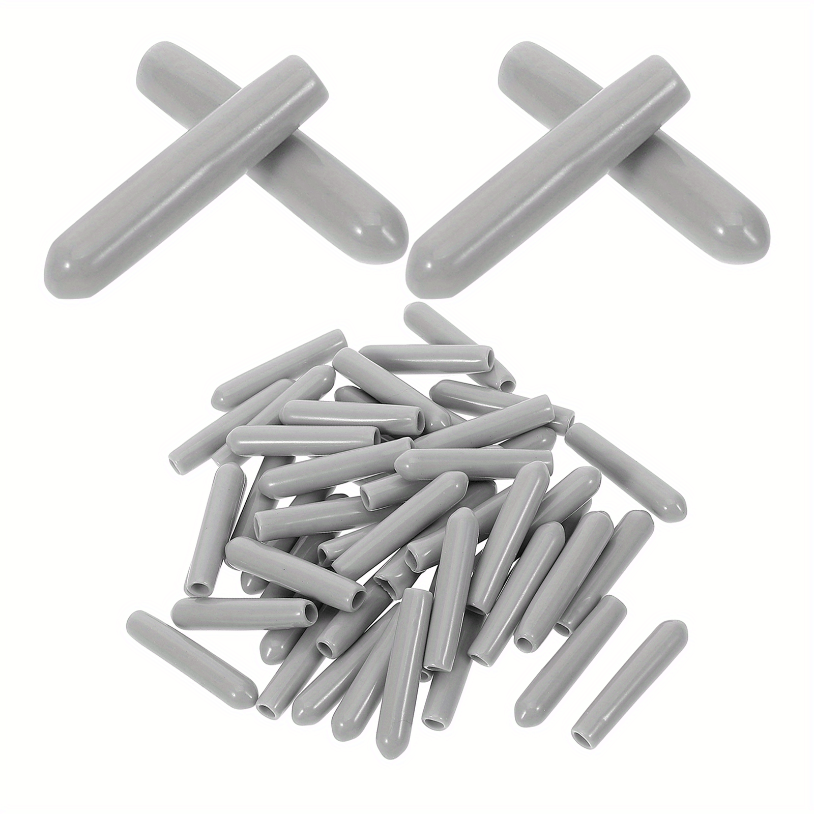 Protectores de Reparación para Estantes del Lavavajillas - Tapas de Recubrimiento Plástico Flexible con Diseño Cónico para Protección contra Fregado y Choques, Accesorios Grises Duraderos para Mantenimiento del Lavavajillas, Piezas de Reparación para Lav
