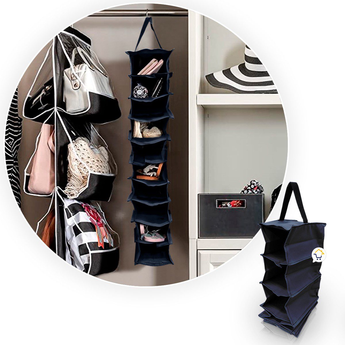 Organizador Zapatos 10 Pares Colgante Zapatera Multifuncional OZ10P