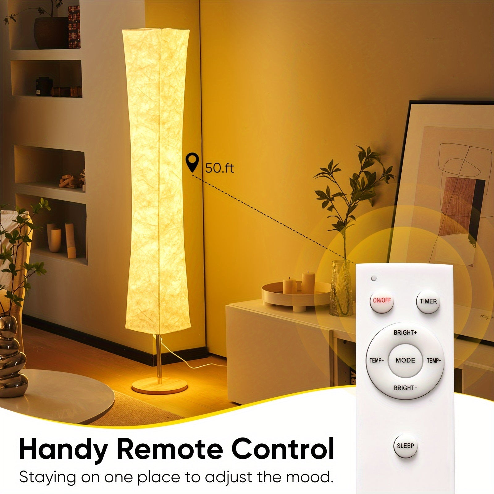 1 Set de lámpara de pie suave para suelo, diseño minimalista de cintura, USB moderna luz cálida ultrafina de 3000K LED pantalla especial de tela luz de balcón, adecuada para regalo de sala de estar y dormitorio