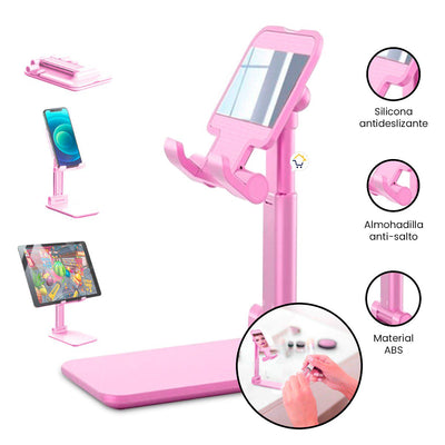 Soporte para celular portable base tabletas ajustable NWH1