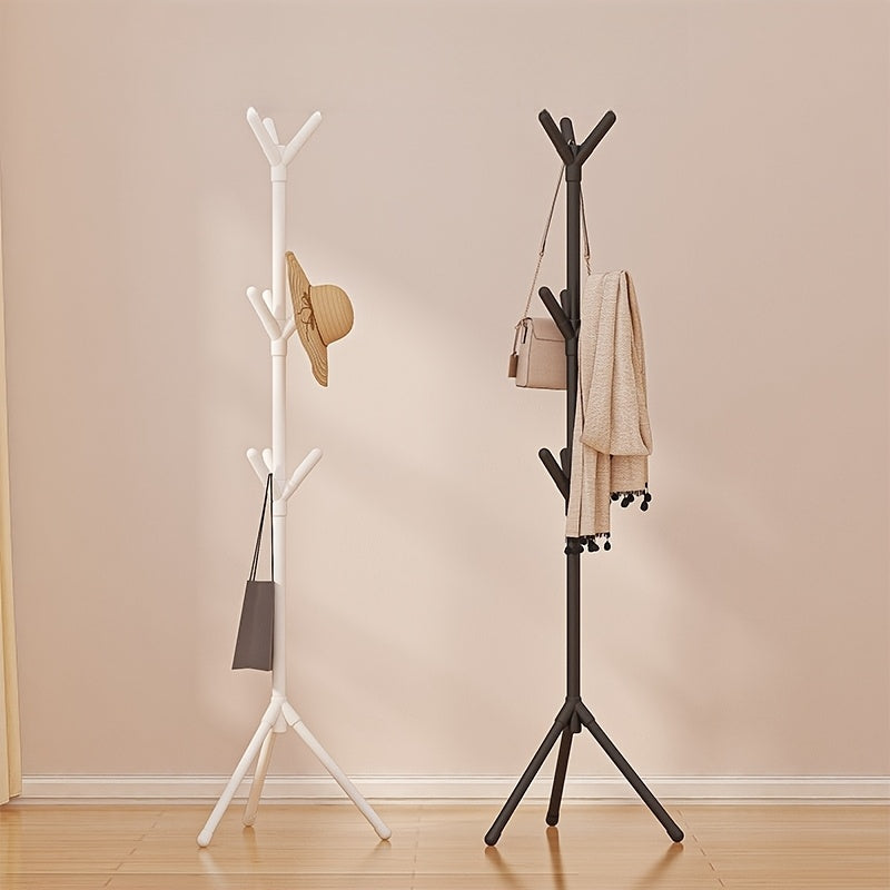 Perchero Metálico en Forma de Rama - Diseño Minimalista Multifuncional con Ganchos para Abrigos, Sombreros y Bolsas - Organizador Ahorrador de Espacio para Dormitorio, Entrada o Sala, Accesorio Moderno, Acabado Elegante, Construcción Robusta, Colgador Si