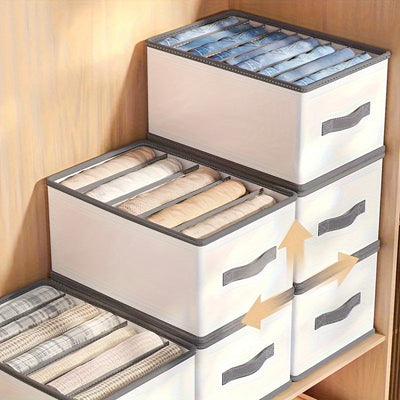 1/3 piezas, cesta de almacenamiento plegable para cajones, tejido no tejido, organizador de ropa interior, calcetines, sujetadores, regalo del Día del Padre, organizador de cajones | Multifuncional | Ligero, ropa con asa, bolsa de almacenamiento para caj
