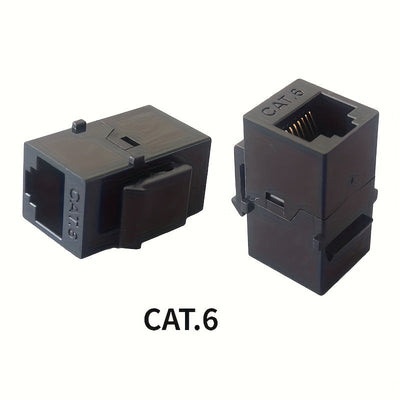 20pcs Adaptadores de Red Ethernet RJ45 CAT6 - Alta Velocidad 1Gbps, Macho a Macho , 100Mhz 10Mbps por Par, Cables Cat6 Duraderos para Oficina en Casa y Servidor Gaming, Instalación Fácil Sin Necesidad de Energía, Conectividad Inteligente, Construcción Ro