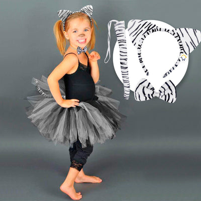 Kit Accesorios Cebra Disfraz Halloween Fiesta Disfraces OD523