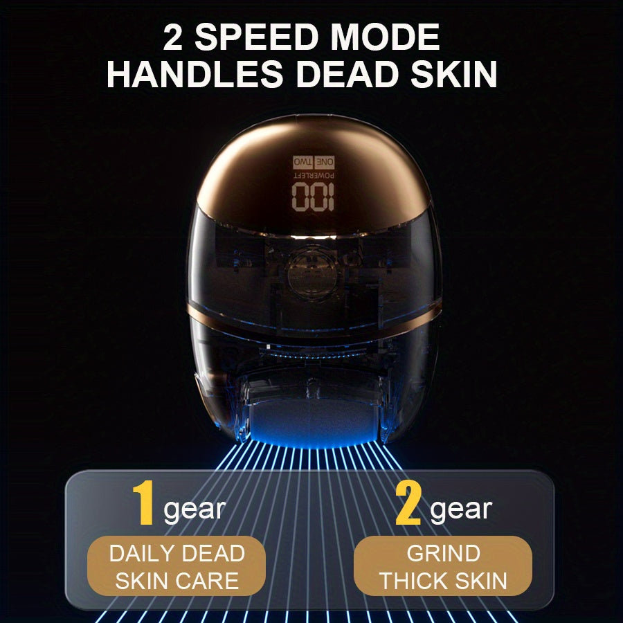 El regalo definitivo para Pascua y Día de la Madre - un desmastrillador eléctrico recargable con cuatro cabezas de molienda adicionales. Esta herramienta de pedicura está diseñada para tratar pies quebrados y duros, convirtiéndola en un kit de cuidado de