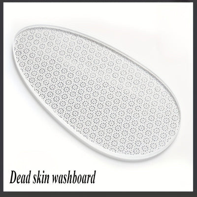 Nano Glass Foot File - Limpiador de pies de doble cara, sin necesidad de electricidad, sin fragancia, uso húmedo/secado, fácil de limpiar, herramienta de cuidado de pies profesional para pies secos y ásperos, color beige claro, limpiador de pies, diseño