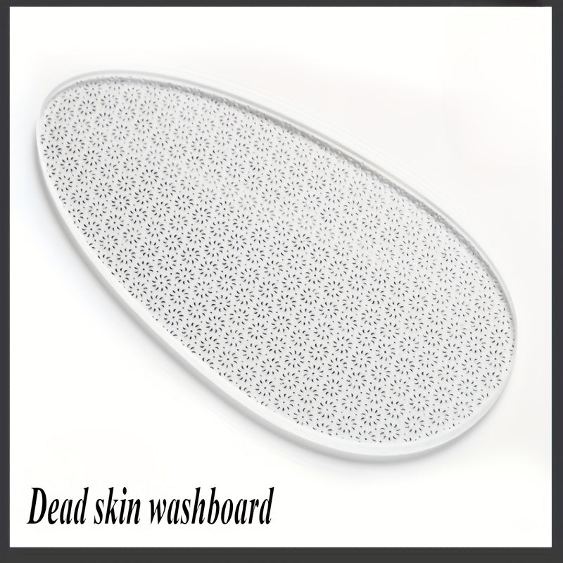 Nano Glass Foot File - Limpiador de pies de doble cara, sin necesidad de electricidad, sin fragancia, uso húmedo/secado, fácil de limpiar, herramienta de cuidado de pies profesional para pies secos y ásperos, color beige claro, limpiador de pies, diseño