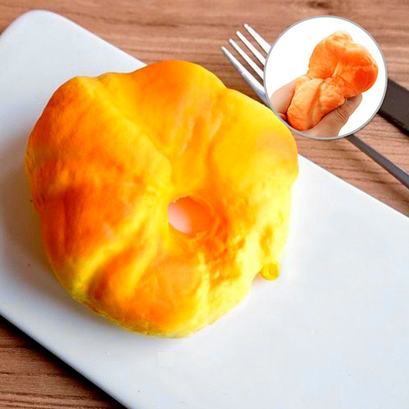Squishy Juguete Anti Estrés Con Aroma Squishies Espichable Diseño Croissant SJA01-JJS