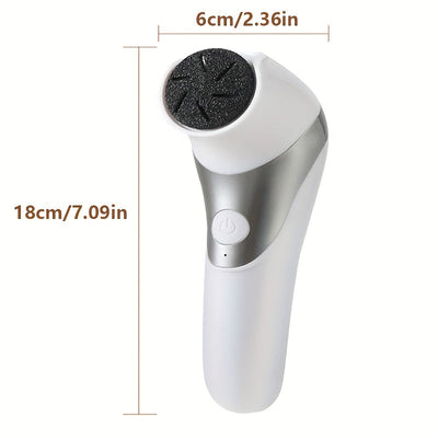 Limpiador de Pies Eléctrico Recargable - Juego Profesional Impermeable para Pedicura, Herramienta Portátil para Cuidado del Pie, Regalo Perfecto para el Día del Padre