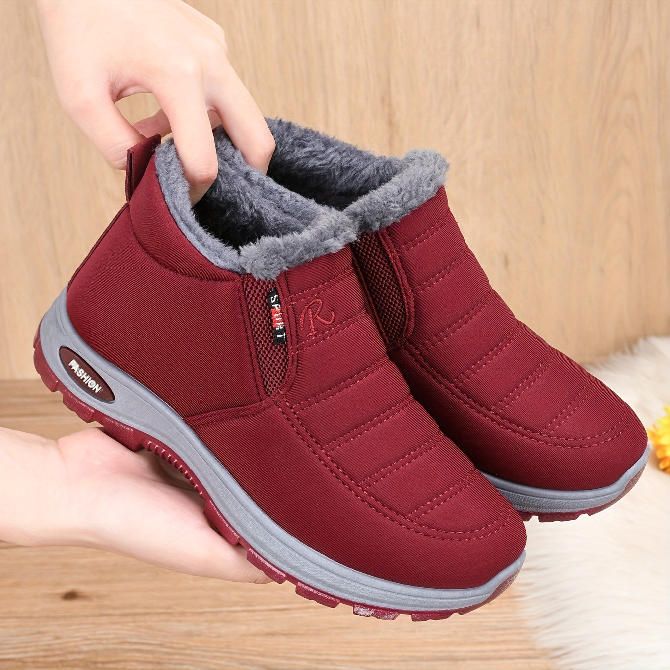 Botas de Invierno Ultra Abrigadas Unisex - Botas de Nieve con Suela Gruesa, Aislamiento para Clima Ártico, Tecnología Térmica Lock y Forro de Alta Densidad, Diseño Minimalista en Color Sólido para Senderismo al Aire Libre