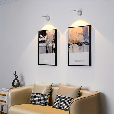 1 pieza de luz de pared LED con sensor de movimiento recargable, inalámbrica, fácil de instalar, perfecta para escaleras, pasillos, salas de estar y dormitorios, control táctil, cuerpo de ABS, luz de sensor de movimiento para interiores.