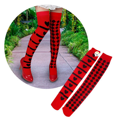 Medias Largas Arlequín Bucaneras Accesorio Halloween Adulto Disfraz BJ152