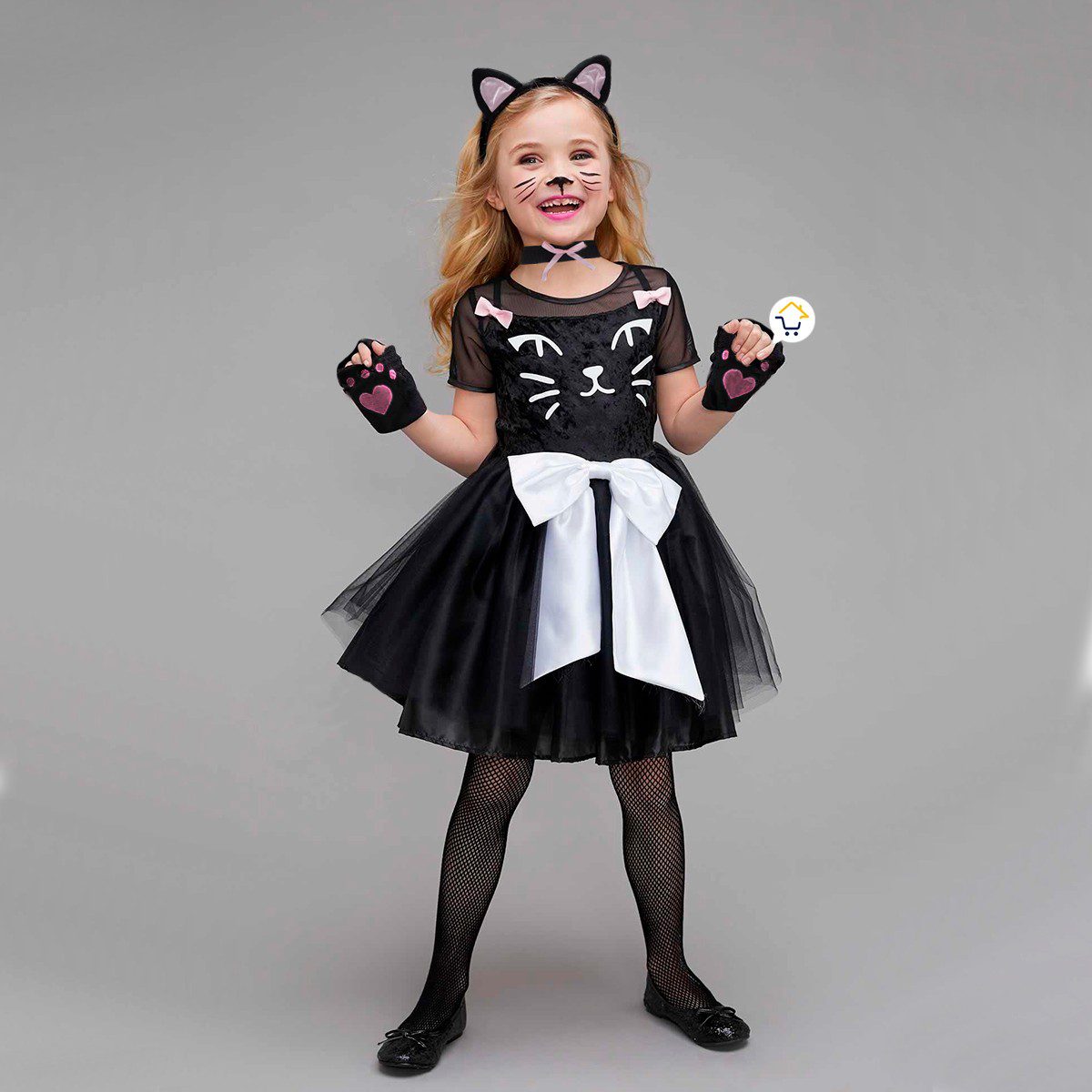 Kit Accesorios Gata Disfraz Halloween Fiesta Disfraces FS9019